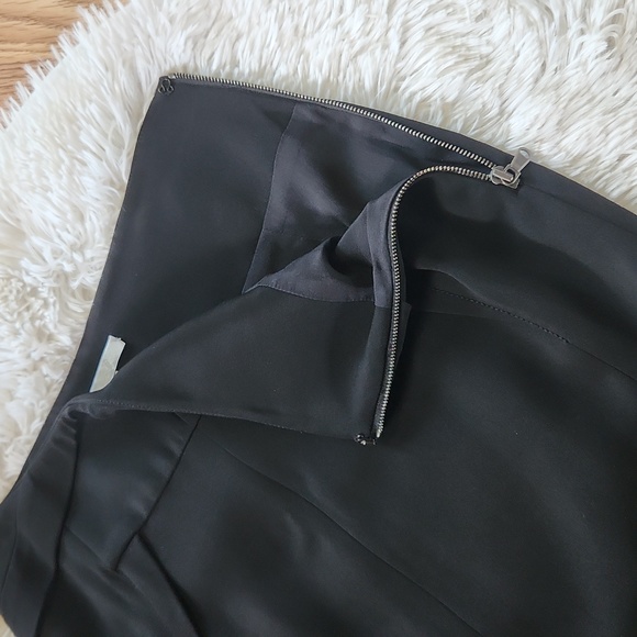 ANTONIO BERARDI Made in Italy Black Silk Skirt - Picture 4 of 11